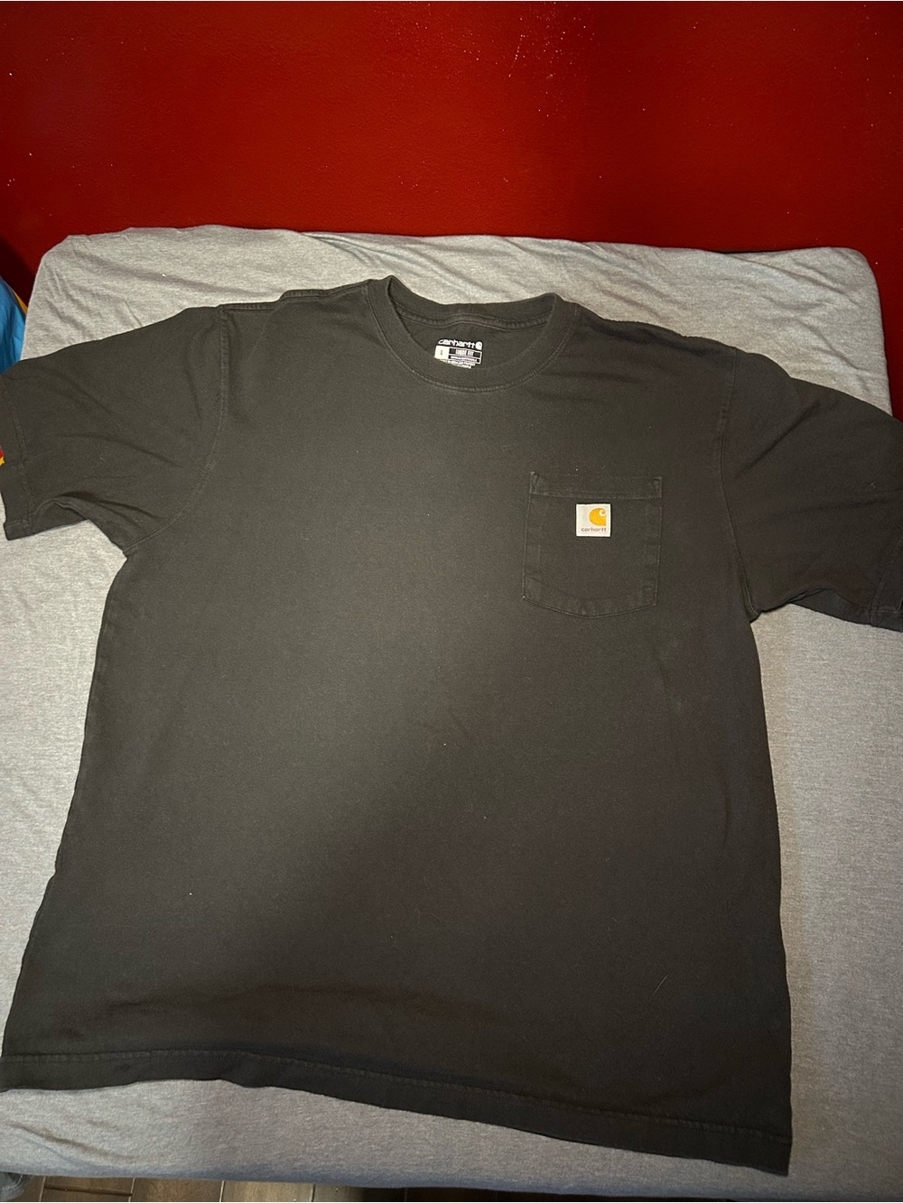 Carhartt Men’s Black Pocket T-Shirt Loose Fit